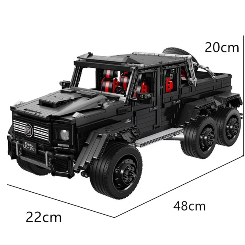 3300 шт. технические машины совместимые с MOC 2425 G63AMG 6X6 LAND CRUISER набор 1:8 модели