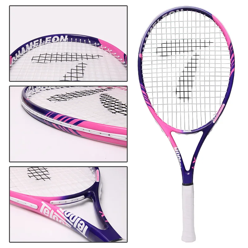 Teloon Теннисная ракетка большого размера для женщин студенток начинающих легкая с