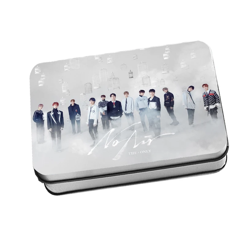 Kpop THE BOYZ третий мини-альбом фотография Поляроида Lomo Card подарки THE BOYZ Fans подарки металлический ящик 40 шт./кор. Прямая - Цвет: THE BOYZ