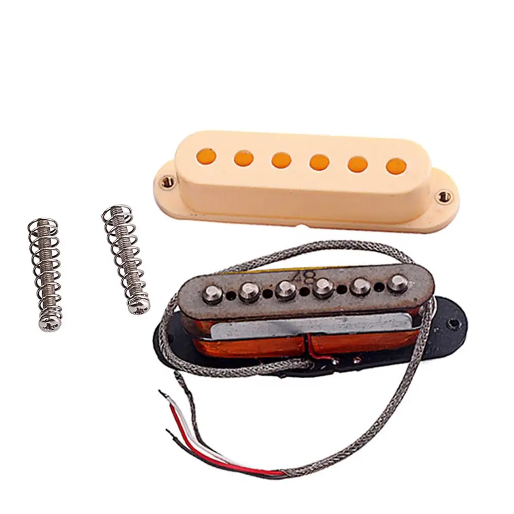 Elétrica de Compartimento v para Guitarra Captadores Alnico Vintage Corcunda Escalonada st gb