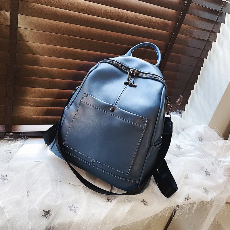 Винтажный женский рюкзак из высококачественной искусственной кожи дорожные