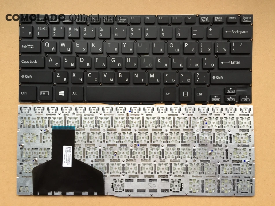 Русская клавиатура для ноутбука Sony VAIO Fit 13 13A 13N SVF13 SVF13A SVF13N черная раскладка