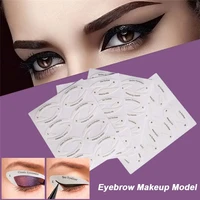 4sheets lazy useful eye makeup quick eyeliner eyeshadow stencil stickies eye shadow moulds card draw eye template beauty tool