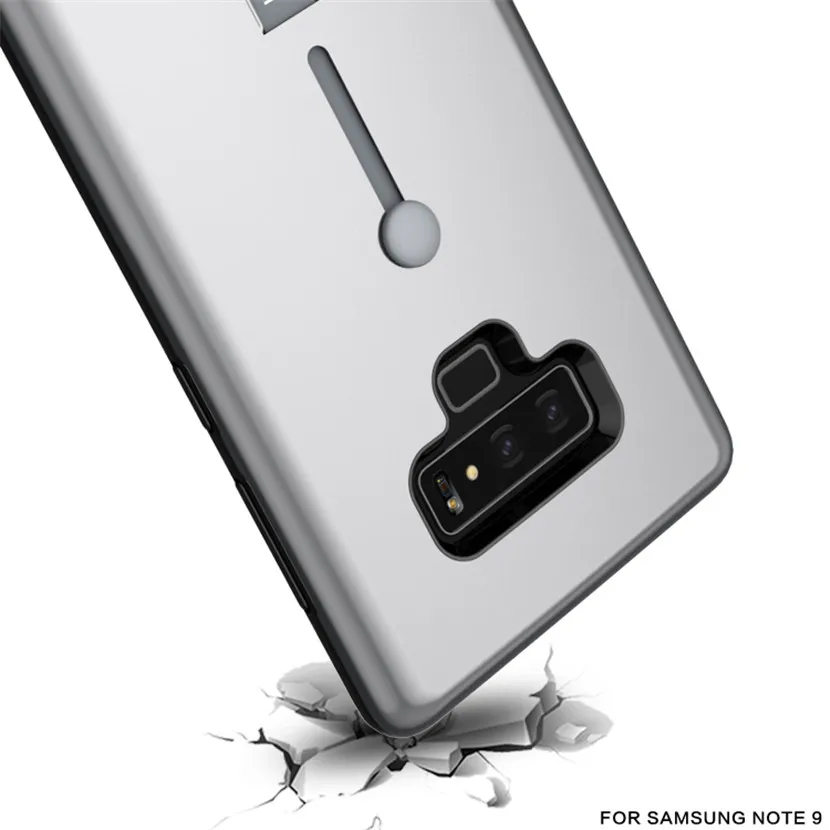 UPaitou Shockproof Case for Samsung Galaxy J8 J7 Duo J6 J4 J2 Pro 2018 Prime Plus Core Metal Ring Stand Rubber Back Cover |
