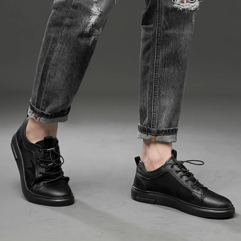 

Black Casual Shoes Sapato Masculino Casual Zapatillas Hombre Zapatos Casuales Mens Sneakers Men Black Shoes Spring Shoe Man