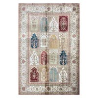 4 5x6 5 flower silk carpet handmade turkish rugs oriental silk rug soft carpets