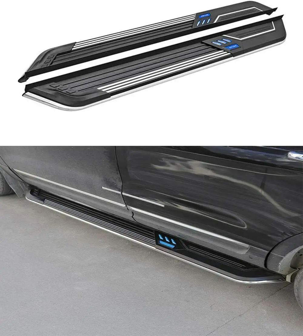 

Подходят для Lincoln- MKX 2015-2018 2 шт. Левая Правая подножка боковые подножки nerf панель Автомобильная педаль боковая лестница боковая подножка