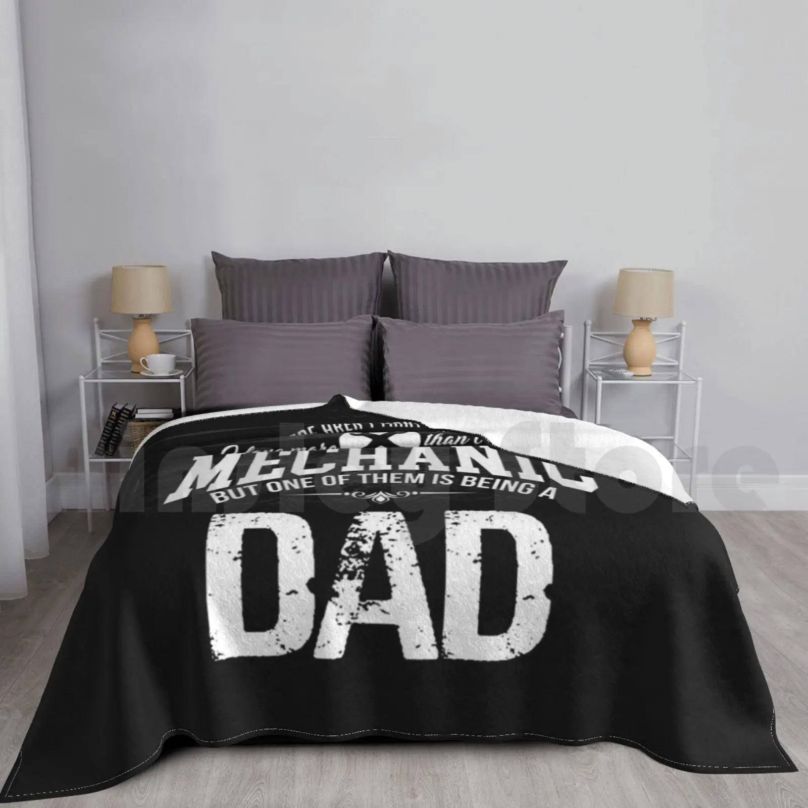 

Blanket Mechanic Dad Shirt , Fathers Day Shirt , Mechanic Gift , Fathers Day Present