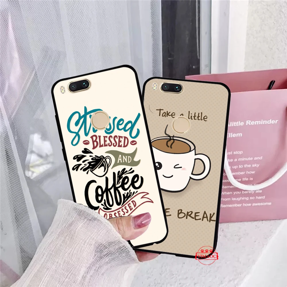 ok but first coffee Silicone Soft Case for Redmi 4A 4X 5 Plus 5A 6 Pro 6A 7 7A S2 Go K20 Note Prime 8 |
