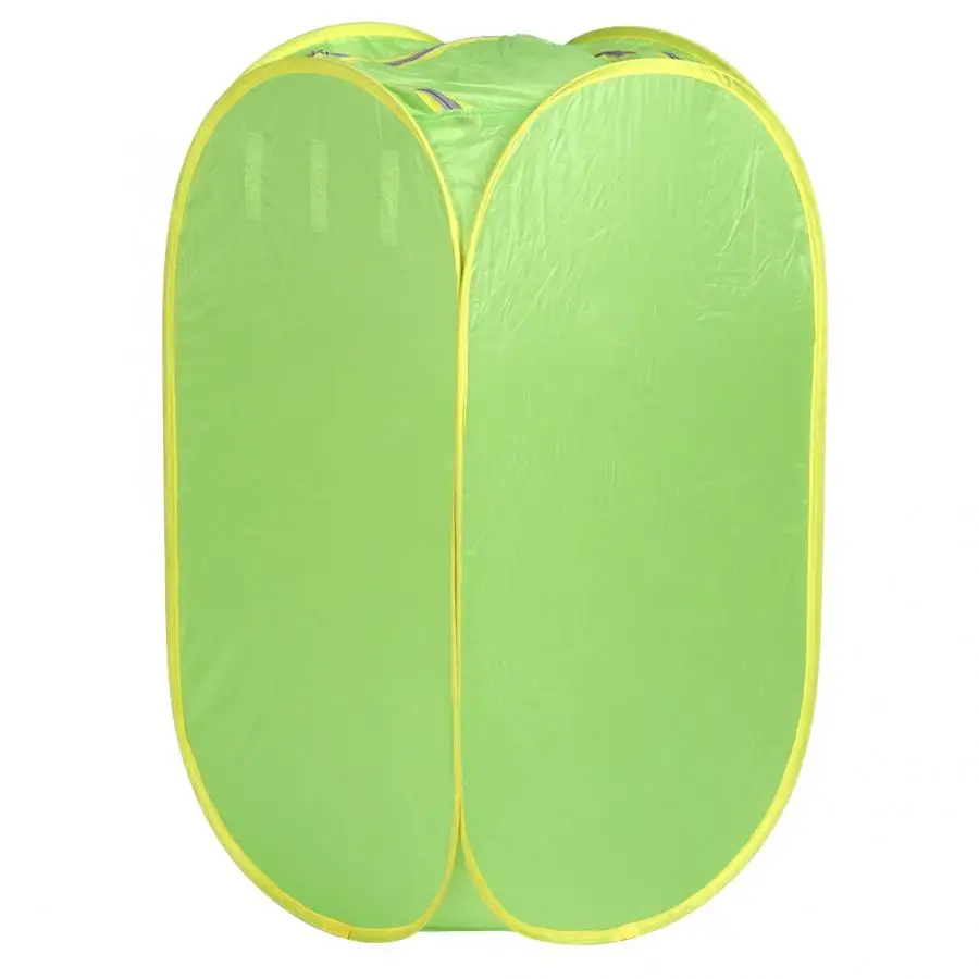 Сушилка для одежды бытовая Портативная Складная мини сушилка Зеленая