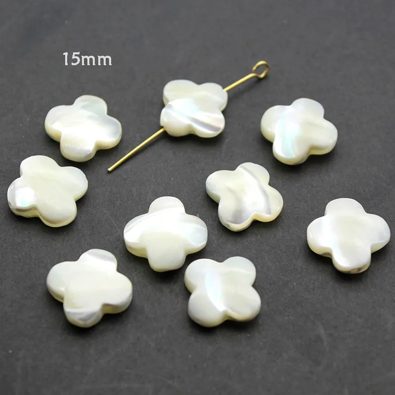 5 шт./пакет натуральный белый бабочка стеклянные бусы перламутром в форме сердца