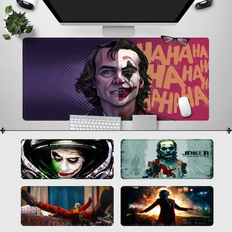 

Luxury Joker Gaming Mouse Pad Gamer Keyboard Maus Pad Desk Mouse Mat Game Accessories For Overwatch