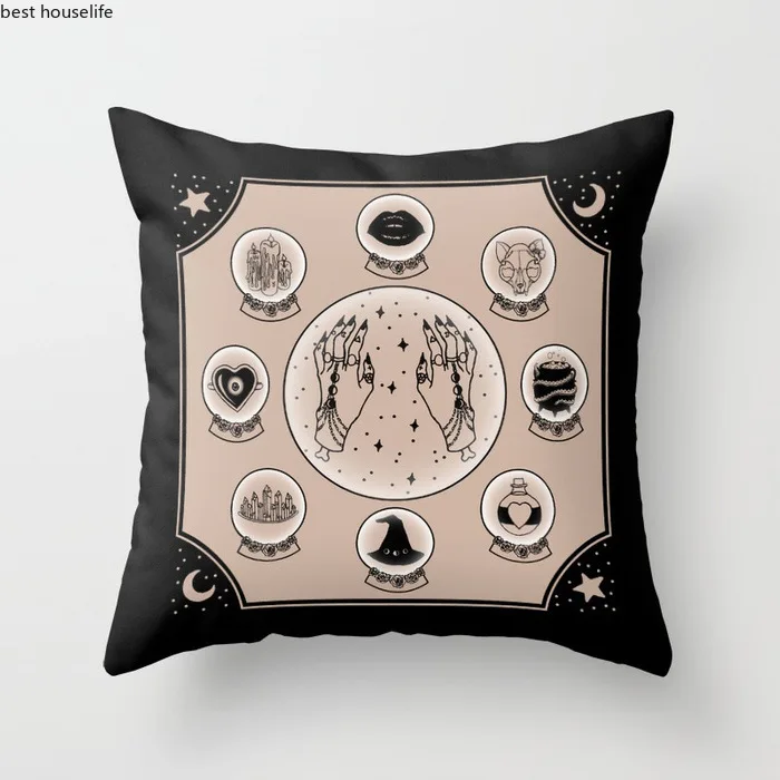 

Полиэстеровый декоративный чехол для подушки на Хэллоуин, мультяшный сиденье «Паук», чехол для дивана, винтажный накидка на подушку dakimakura ...