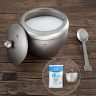 Котелок для приправ Keith Titanium, милый дизайн, контейнер для специй, соли, сахара, банка для перца, инструмент с крышкой и ложкой