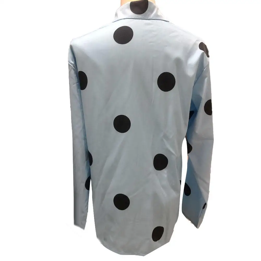 

Woman Blouse Turn Down Collar Long Sleeve Polka Dots Print Shirt Casual Blouse Hot Sale Button Basic Blouses Printed tops 2021