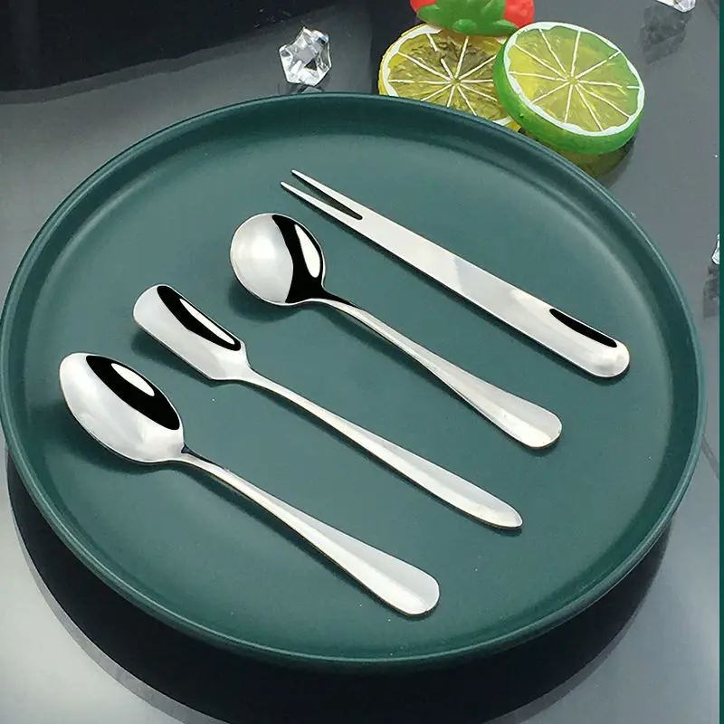 

3/set Thick Stainless Steel Coffee Spoon Mini Spoon Seasoning Spoon Coffee Spoon Cute Dessert Ice Cream Yogurt Spoon