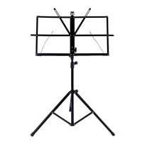foldable music stand for sheet music book stand music stand with carrying bag for guitar players sheet music stand