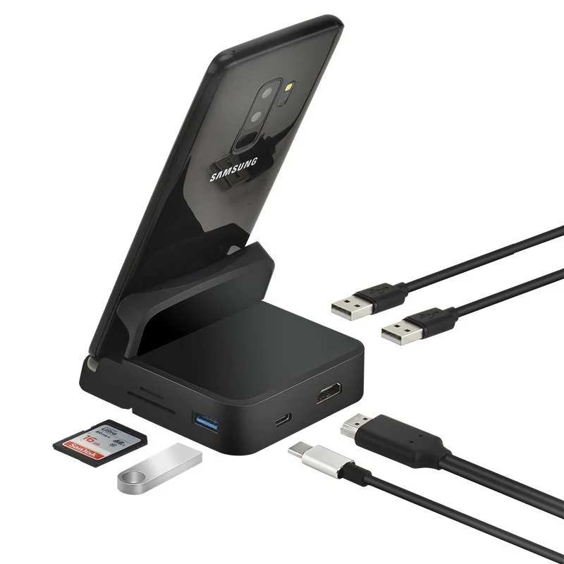 

Док-станция 8-в-1, стандартная, с USB C на HDMI, для Samsung