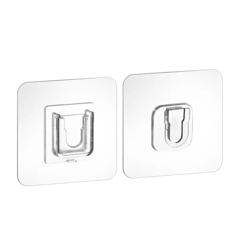 

Double-Sided Adhesive Wall Hooks Hanger Strong Transparent Suction Cup Wall Holder For Kitchen dubbelzijdig klevende haken