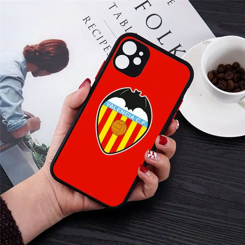 

Orange Valencia Phone Case Matte Transparent for iPhone 7 8 11 12 s mini pro X XS XR MAX Plus cover funda