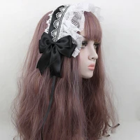 hand made lolita small headpiece hair band hairpin sweet lovely hair accessories japanese cosplay hair ornaments maid headdress