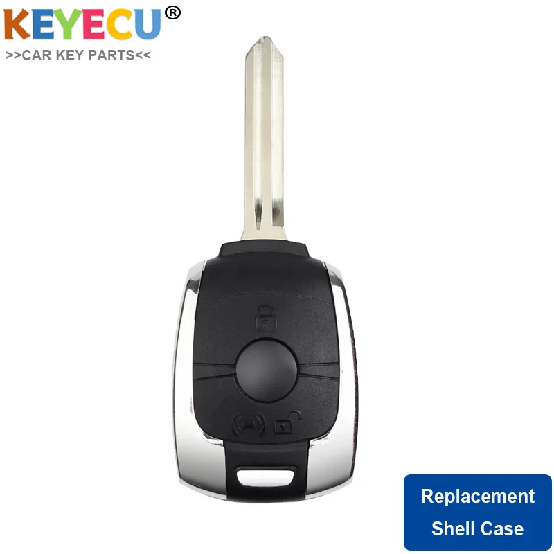 Запасной пульт дистанционного управления KEYECU чехол для ключа без с 2 кнопками