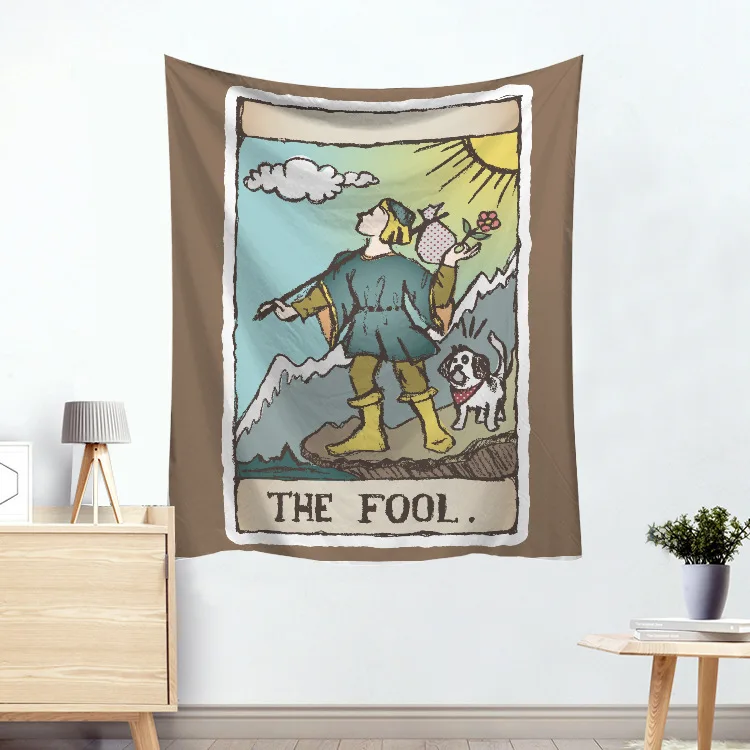

Aggcual tarot tapestry on the wall Nordic Background Cloth wall hanging boho home decor astrology witchcraft decor Mural Tap211