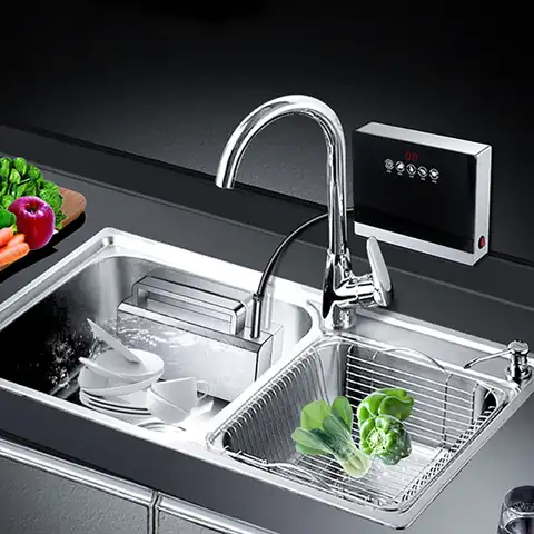 A5 ультразвуковая посудомоечная машина без резервуара для воды переносная Посудомоечная машина для фруктов и овощей автоматический очисти...