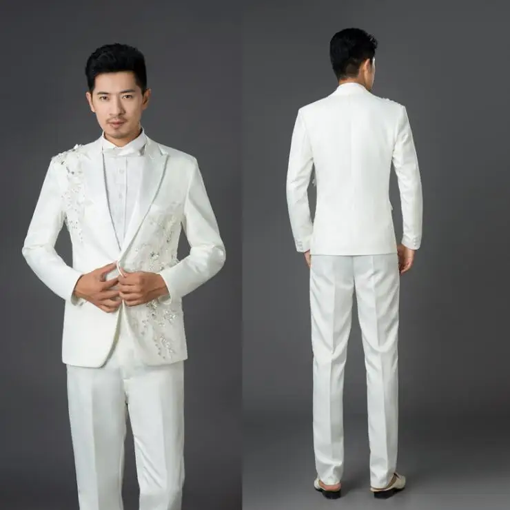 Новинка мужские классические королевские Черные смокинги для жениха недорогие