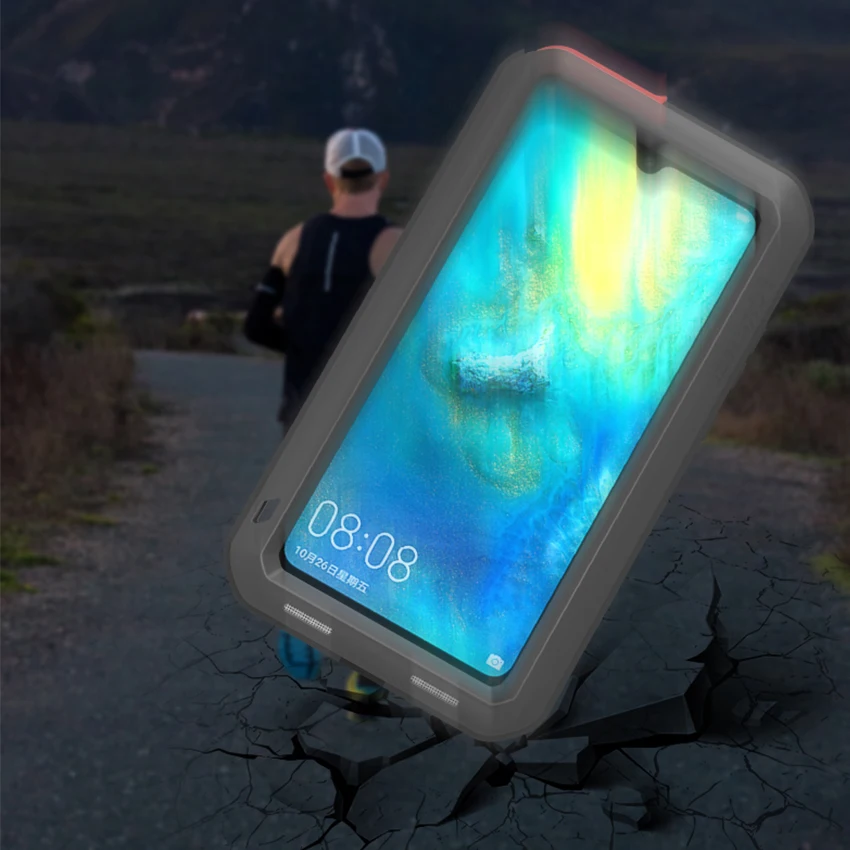 love mei metal case for huawei p40 pro p20 p30 lite mate 30 20 10 lite pro shockproof anti fall phone cover rugged armor cases free global shipping