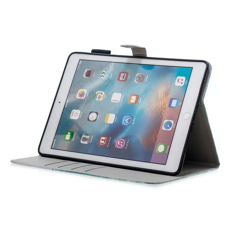 Чехол для iPad 9 7 Air 2 1 Pro мягкий чехол книжка с 3D рисунком кошек 2017 2018 5 6 го поколения