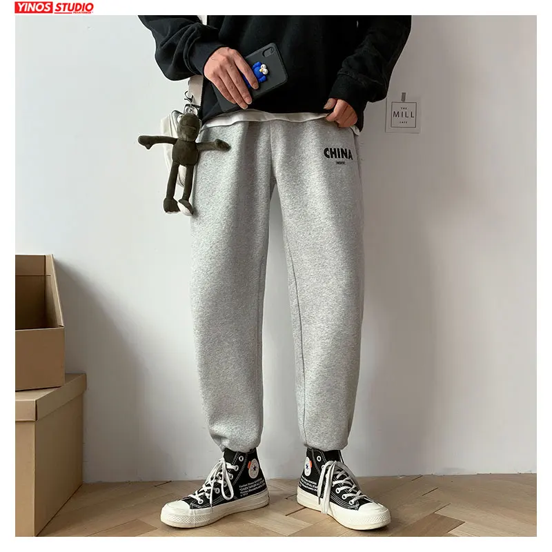 Прямая поставка мужские уличные свободные шаровары Осенние японские спортивные