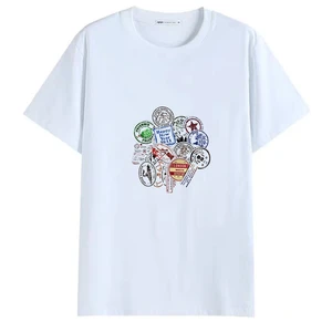 Women T shirt Summer Stamp Print Funny Fashion 2021 90s Short Sleeve Cartoon Clothes Ladies Tops Sweet Casual Tee female T-Shirt