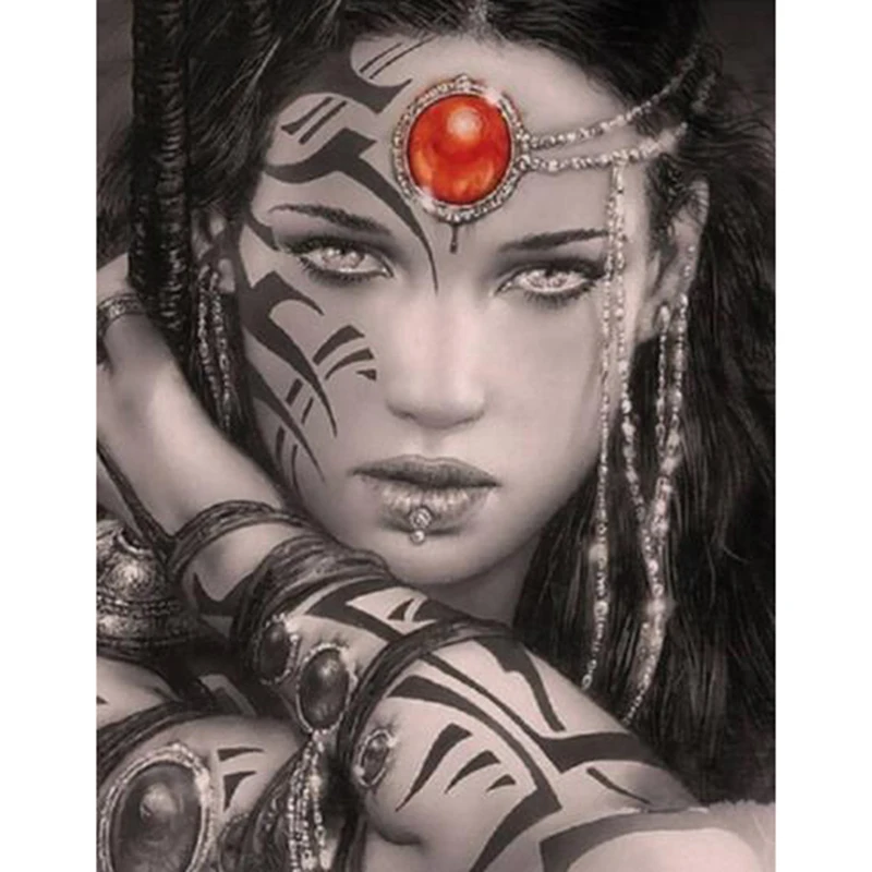

5D DIY Diamond Painting Full Square/Round Drill "Drawing Woman" 3D Diamond Rhinestone Embroidery Cross Stitch Gift Home Decor
