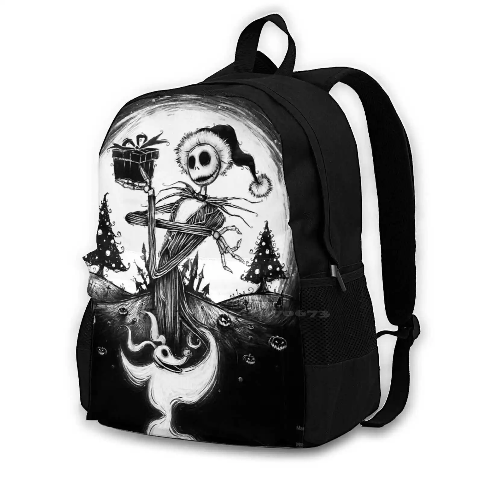 

Christmas Tale School Bag Big Capacity Backpack Laptop 15 Inch Nightmare Before Christmas Sally Zero Tim Burton Christmas