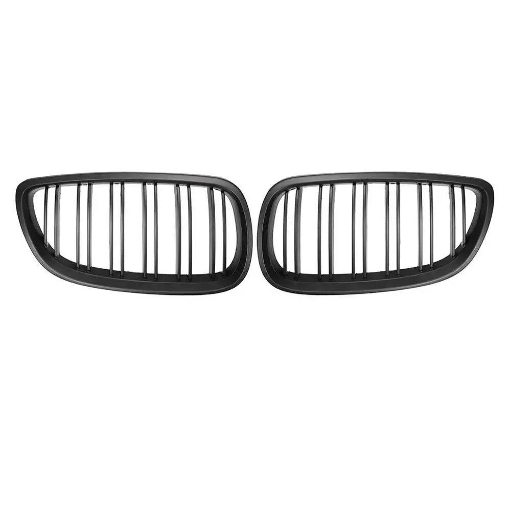 A Pair Gloss Matte Black M-color Dual Line Front Grille Kidney Grill For BMW E92 E93 M3 328i 335i 2Door 2010-2013 Car Styling | Автомобили