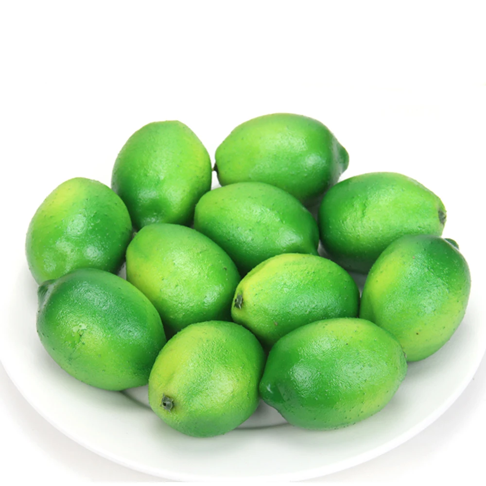 5шт искусственные фрукты пластик поддельные искусственный лимон поддельный