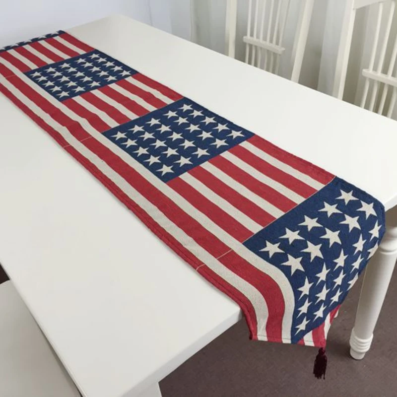 Современная светильник Роскошная настольная дорожка с американским флагом