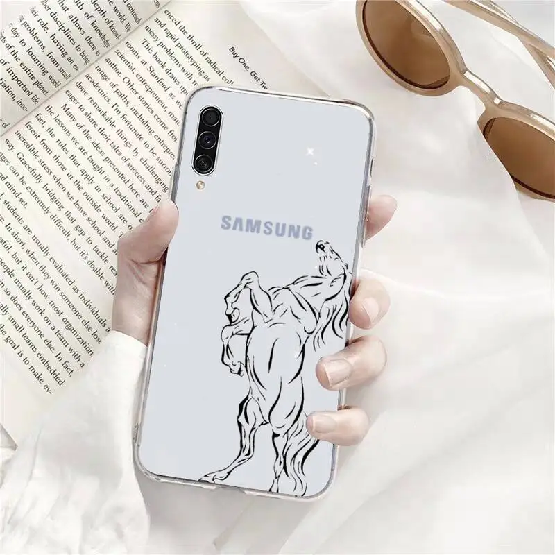 

Frederik The Great beauty horse Phone Case Transparent Clear For Samsung Galaxy A71 A21s S8 S9 S10 plus note 20 ultra