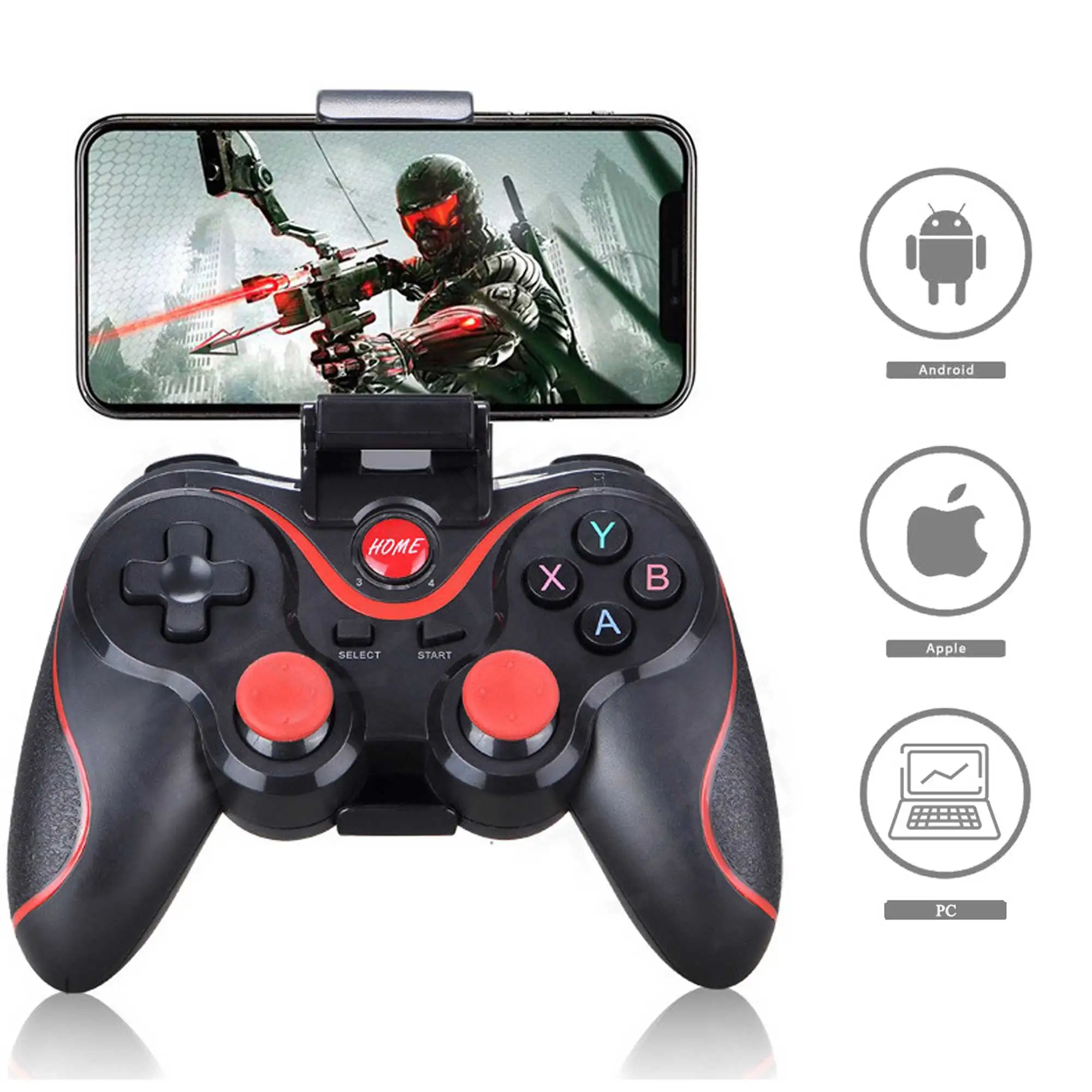 X3 Bluetooth беспроводной джойстик Джойстик пульт дистанционного управления для Android мобильного телефона для планшета телевизора коробка держатель ПК