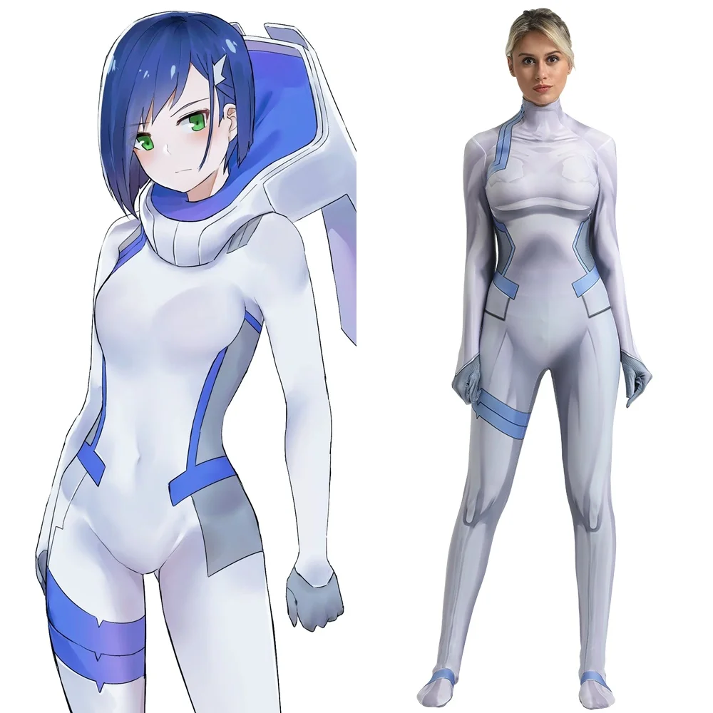 Darling in the Franxx Ichigo/комбинезон боди костюм для косплея синяя версия |