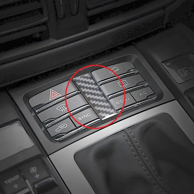 

Центральная консоль из углеродного волокна Стандартная отделка подходит для Porsche Macan 2014-2019