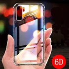 Противоударный чехол 6D для Huawei Nova 7 Pro, 6, SE, 7i, 5Z, 5T, 5, 5i Pro, 4, 4E, 3, 3i, 3E, Mate 40 Pro, 30, 20 Lite, прозрачный, ТПУ