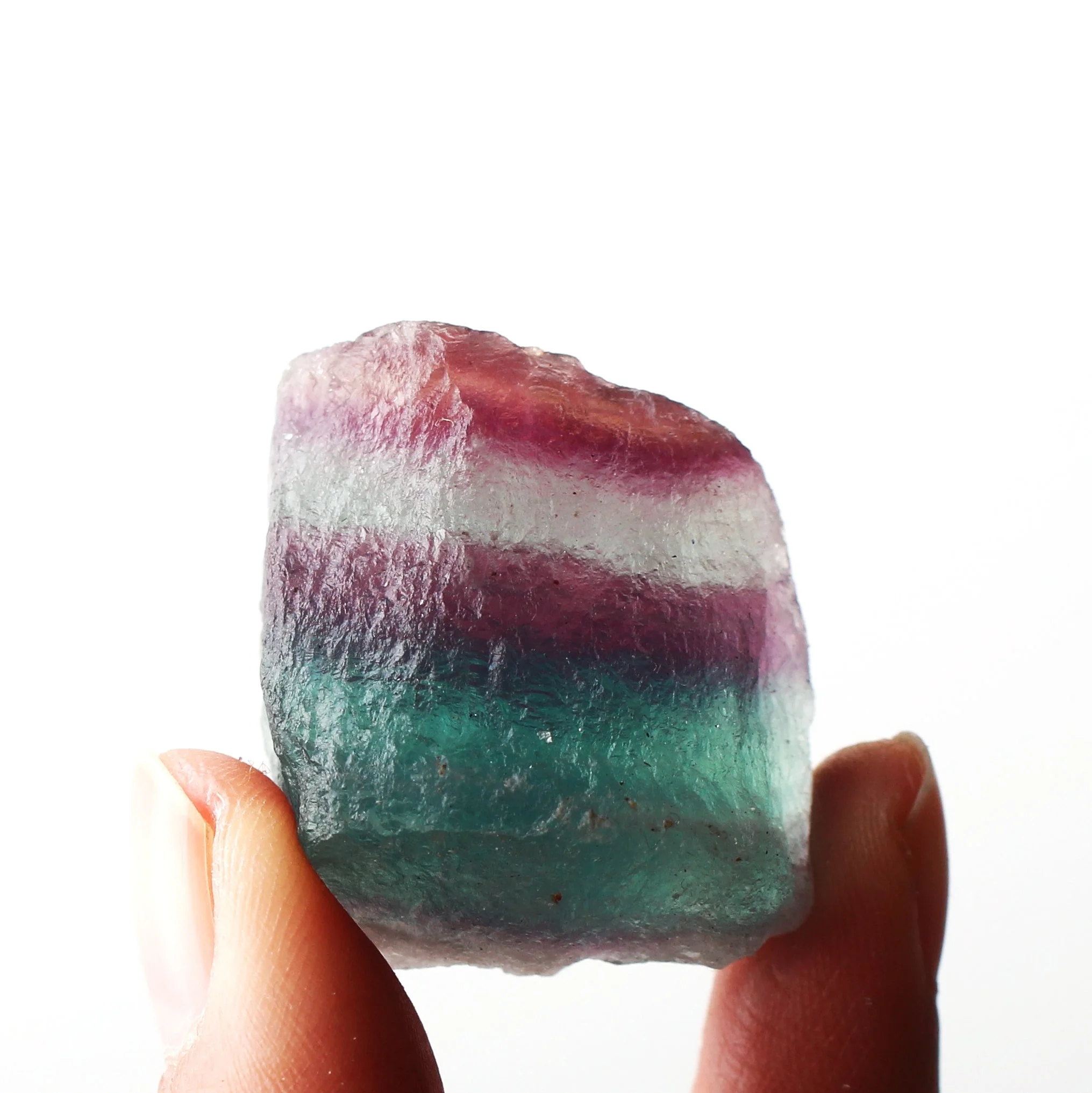 Натуральный кристалл Кварцевый цветной флюорит минералы образец неправильной