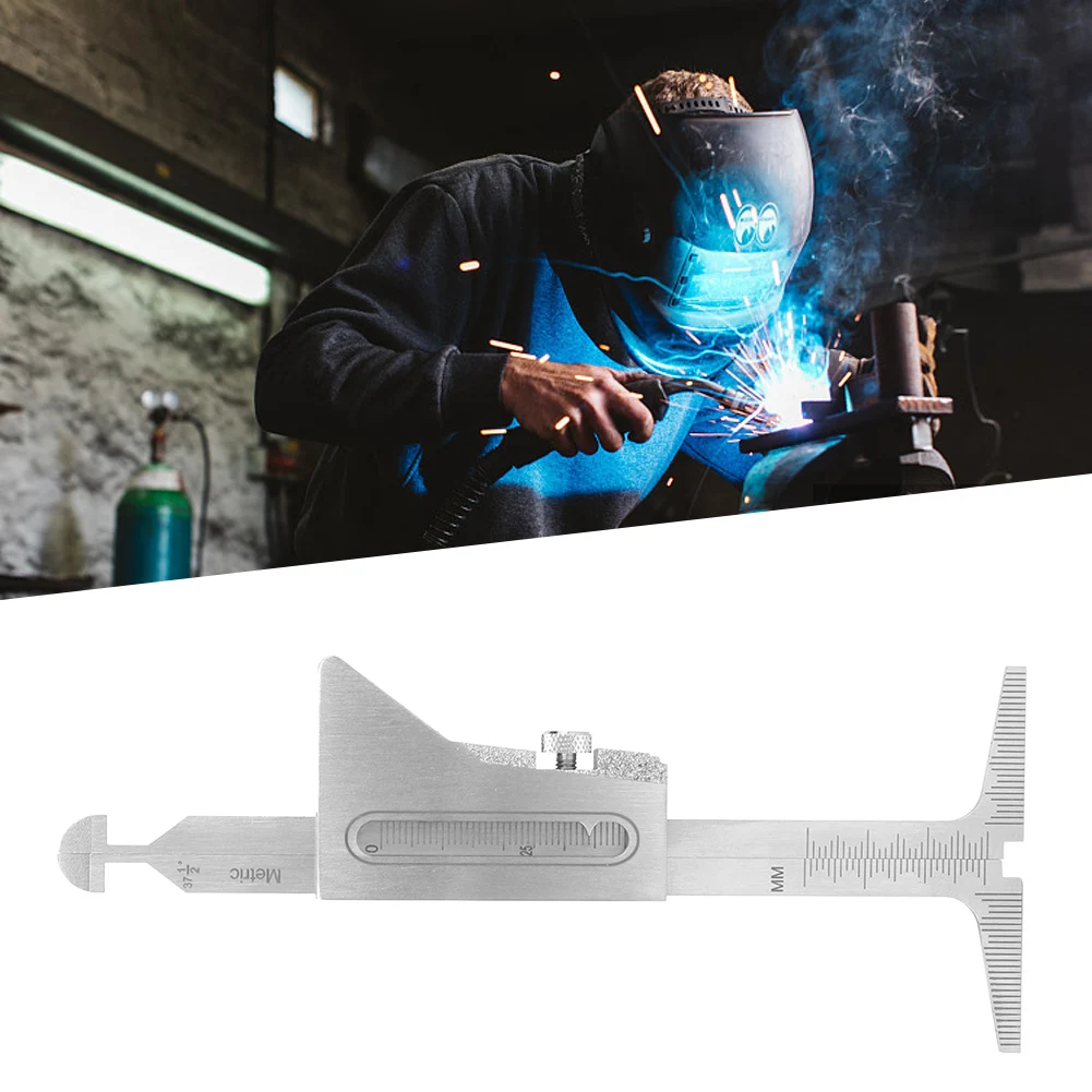 

1pc Welding Pipe Gauge 0.5 Accuracy Welding Inspection Gage Metric & Standard Accurate Welding Tester 158*64mm