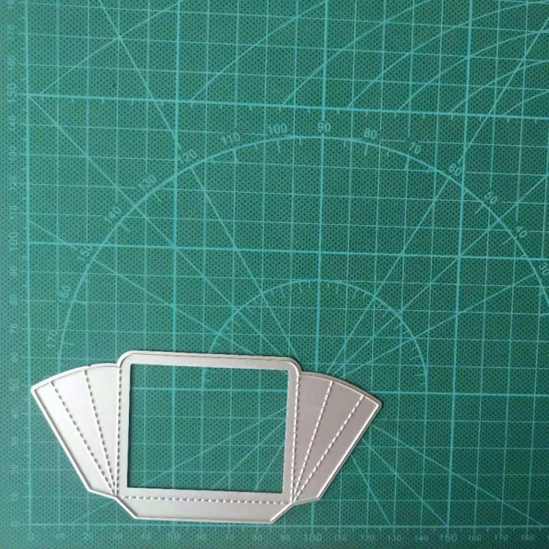 Рождественский Карманный металлический трафарет гармошка Подарочный пакет