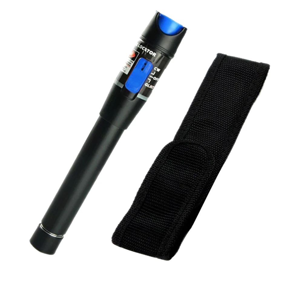 

Portable Fiber Optic Cable Tester Red Light Source Visual Fault Locator-Pen Type 1mW 5km for Network Tester Detector Meter