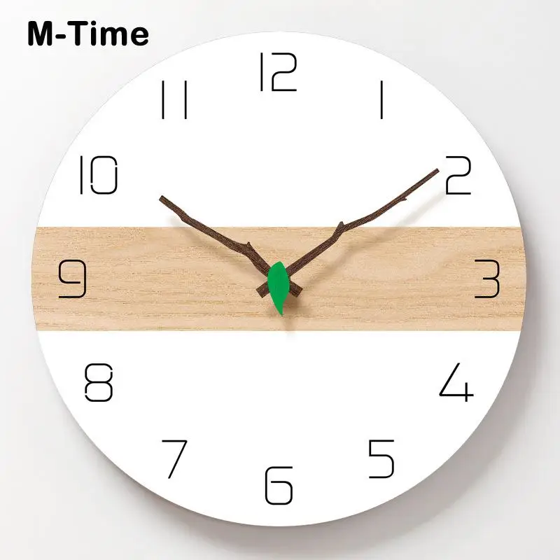 Минималистический современный дизайн настенные часы кухня искусство личность