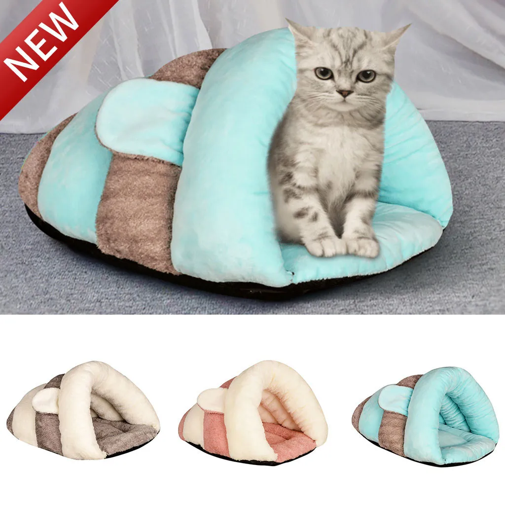 Новые Симпатичные закрытое будка для собак домашних животных мусора при