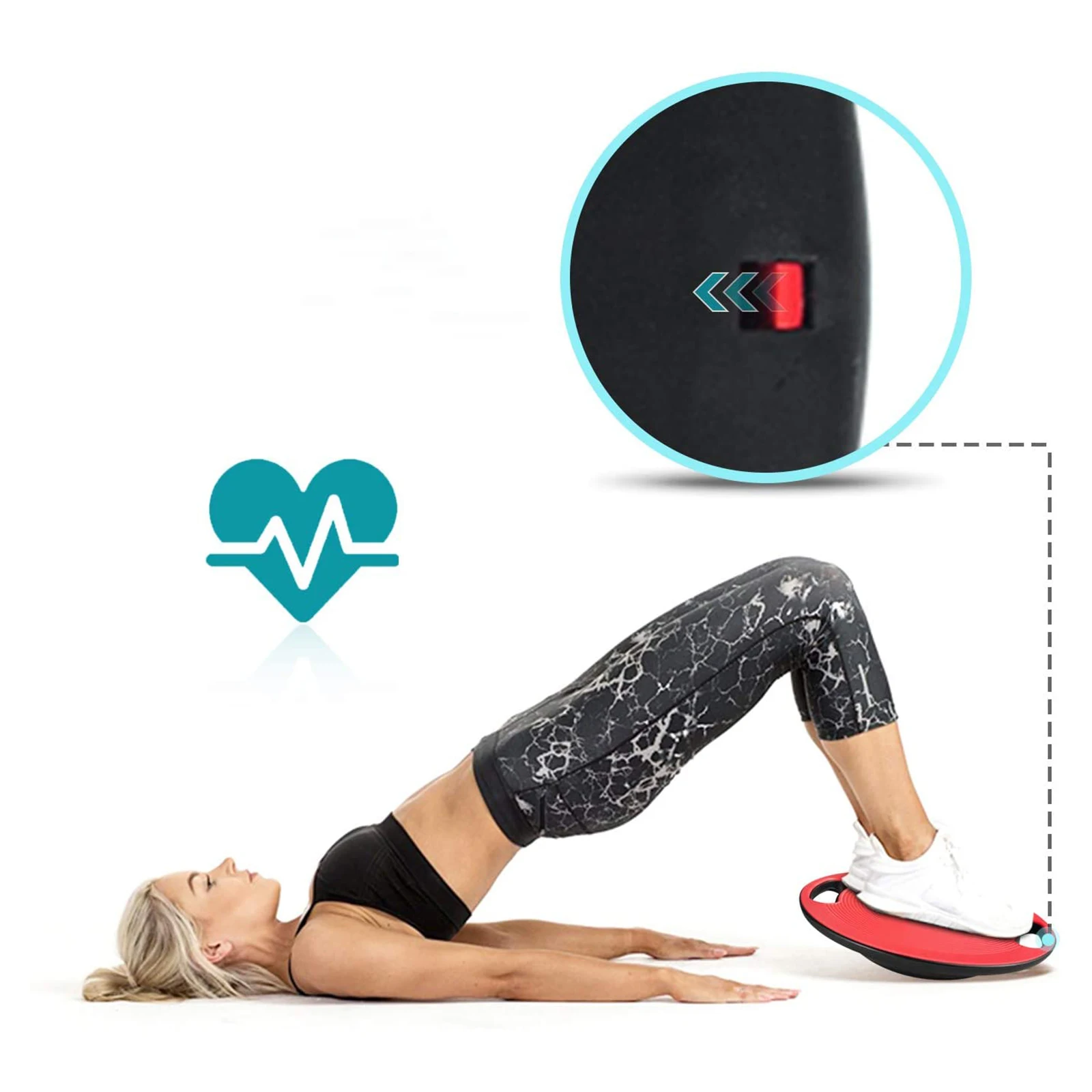 Йога уравновешивающий диск для диеты тренировки Доски балансирования доска